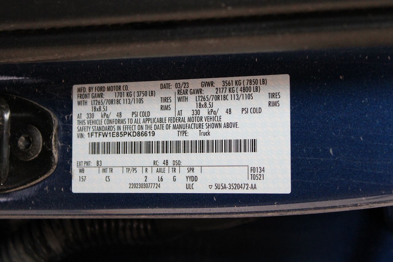 Info-GPS-TV Screen Front Dash Fits 21-23 FORD F150 PICKUP 3062757