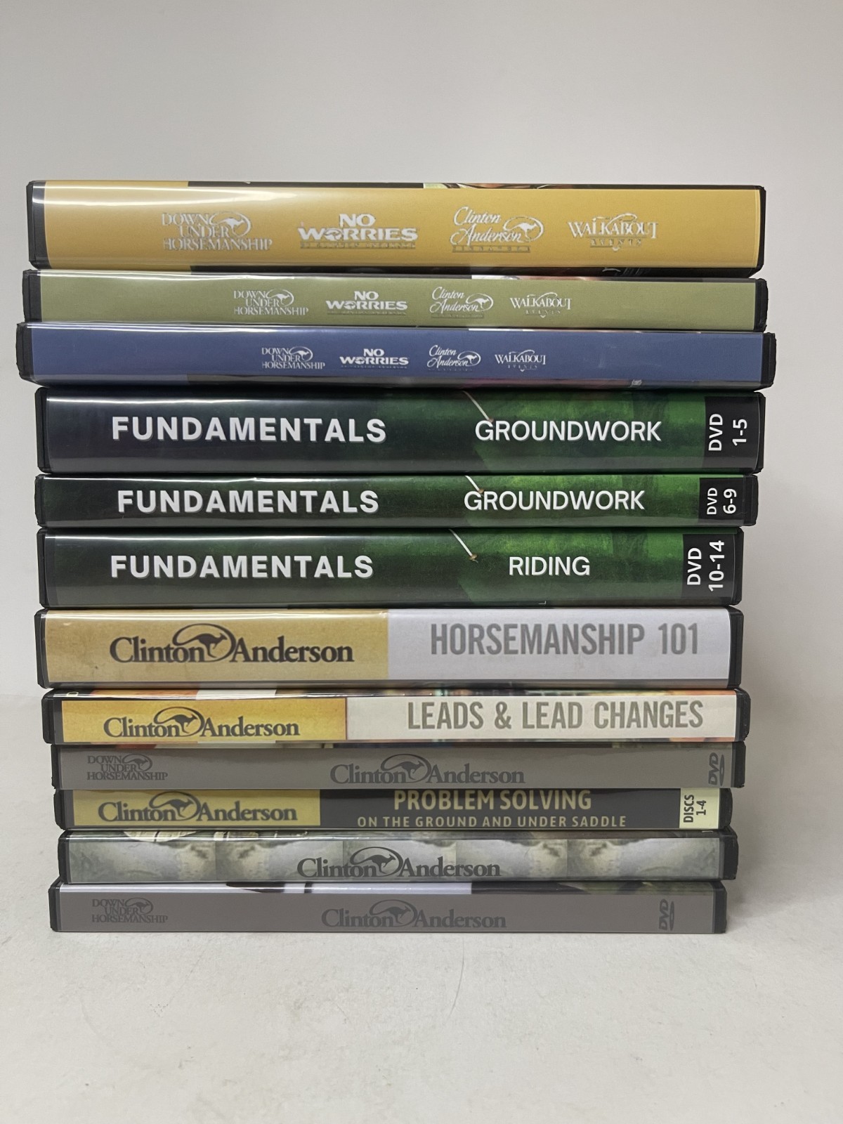 Clinton Anderson From Groundwork to Saddle Training 10 Courses 40 DVDs
