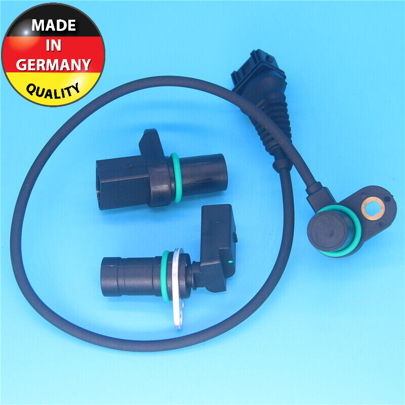 Set of 2 Engine Camshaft & 1 Crankshaft Position Sensors fit BMW 325xi 2001-2005