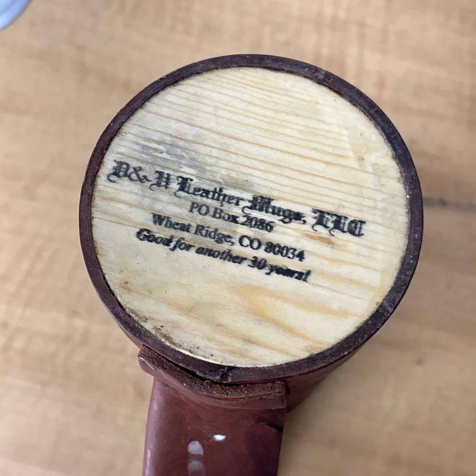 D&U Leather and Wood Medieval Mug Stein LOTR