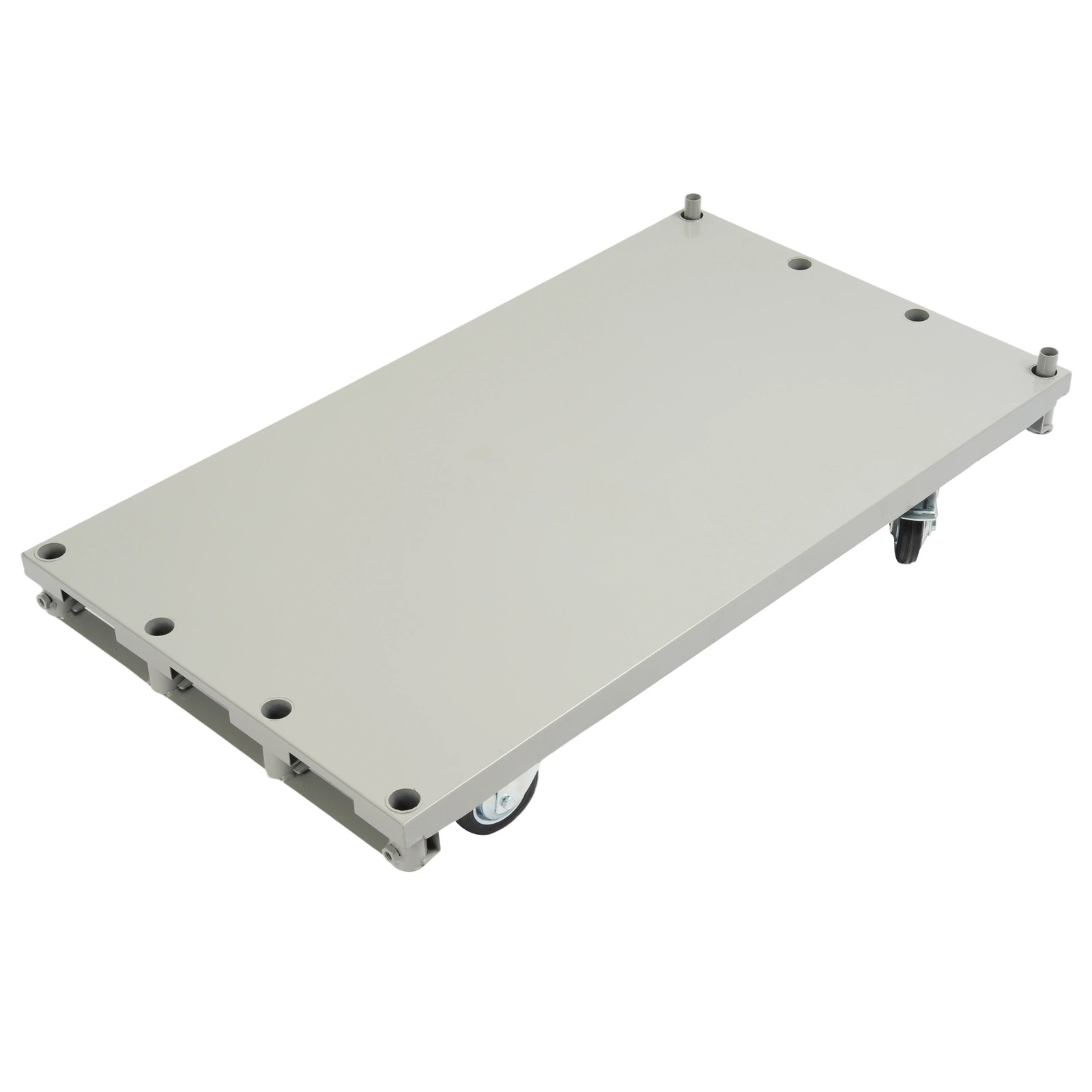 2-in-1 Steel Panel Dolly Drywall Cart 2200lbs Platform Truck Cart with 4 Casters