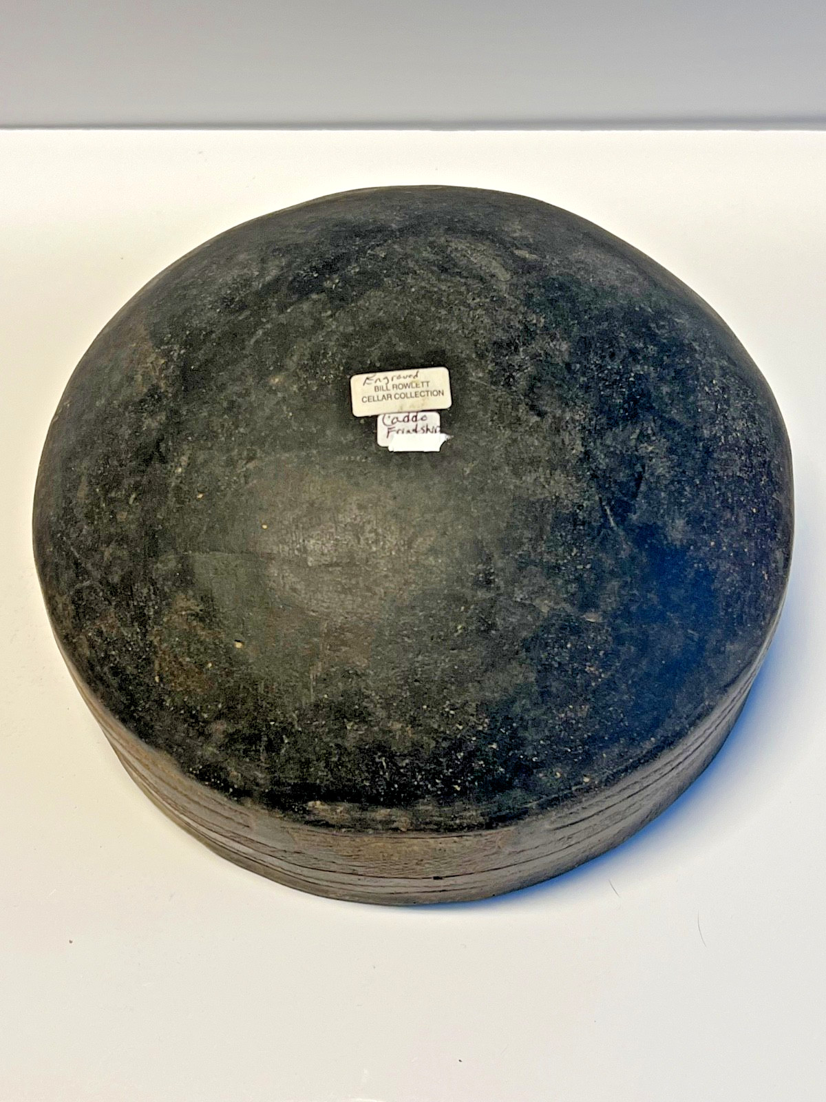 Antique Native American Indian Caddo Friendship Clay Pottery Bowl; Highly Etched