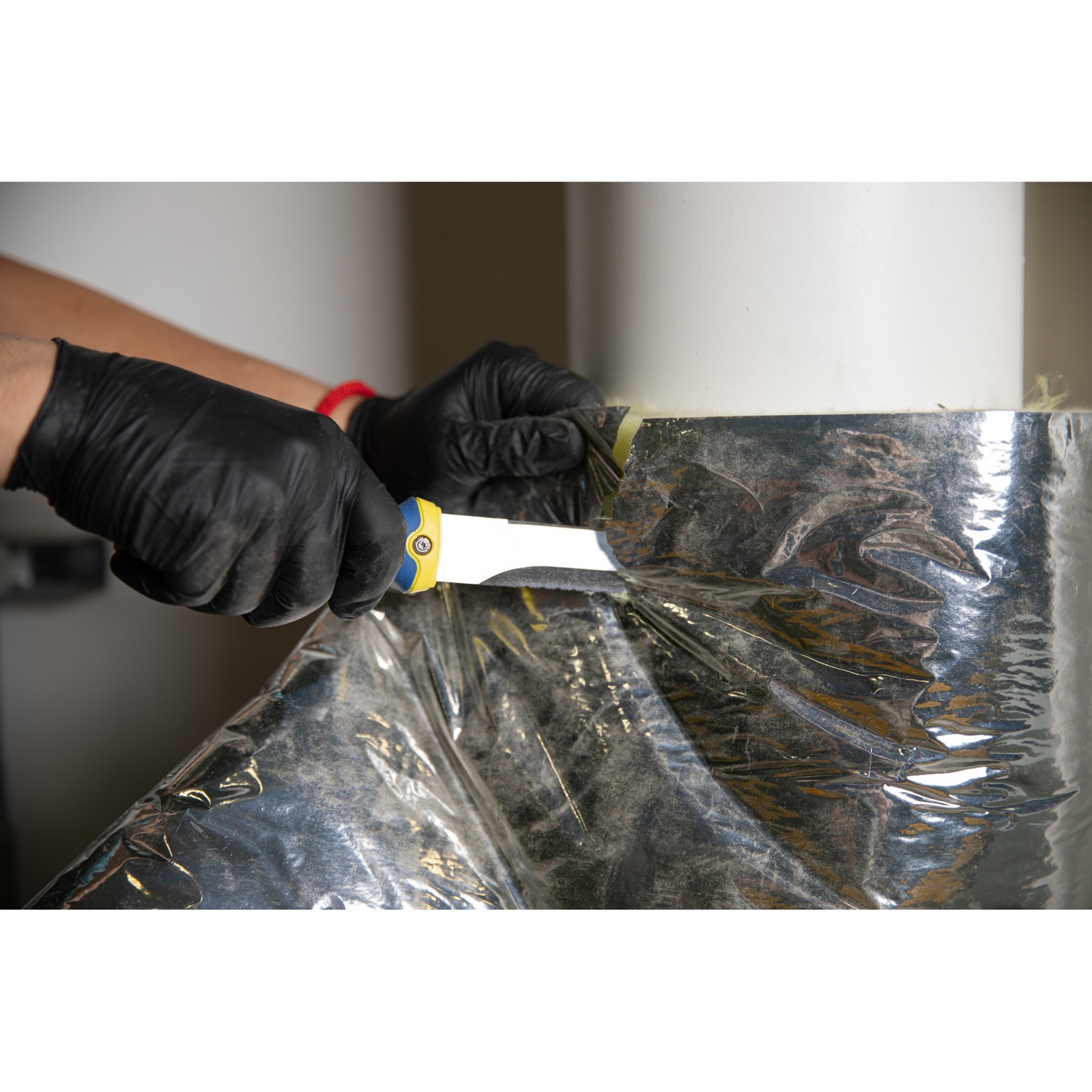 Estwing 5.5 in. Fixed Blade Double-Edged Multi-Purpose Serrated Duct Knife 42454