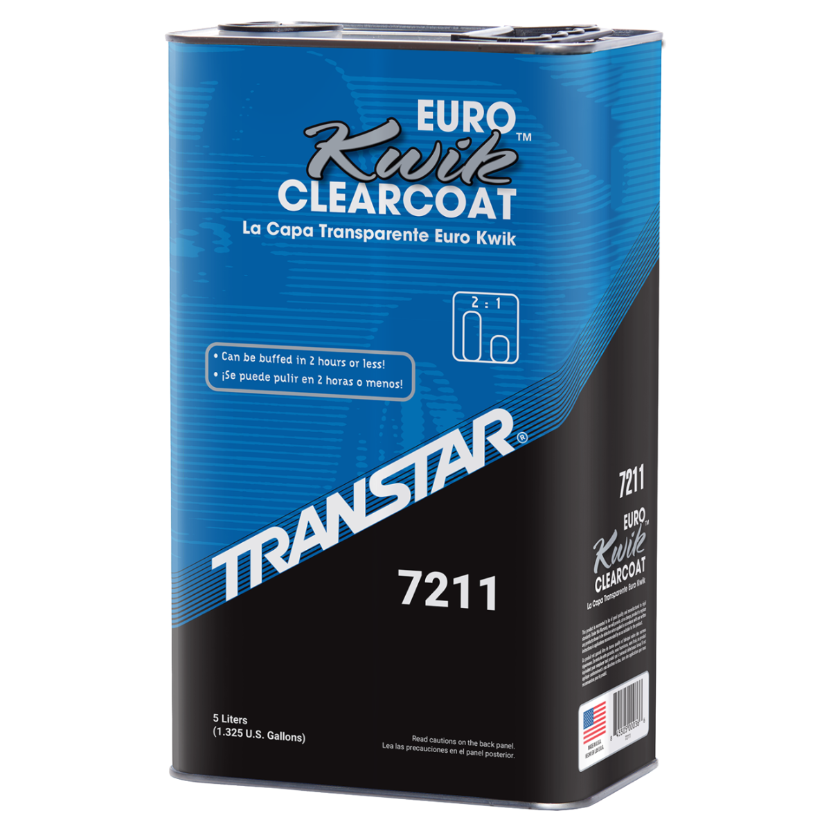 Transtar 7211 EURO Kwik 7211 Clearcoat 5 L Euro 2:1 Mixing