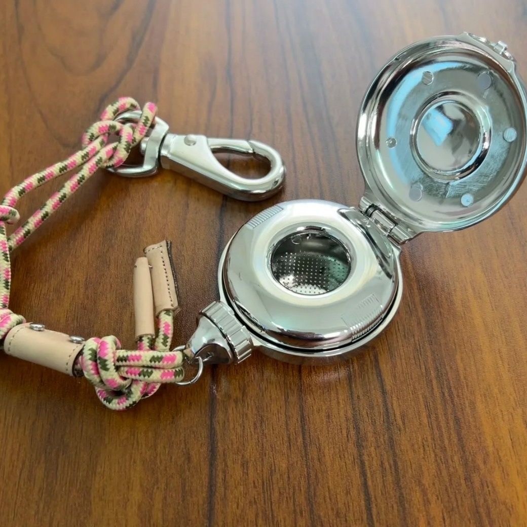 Vivienne Westwood ORB Portable Ashtray Silver Mixed-color Paracord New With Box