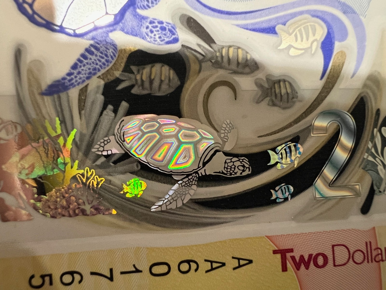 Eastern Caribbean $2 Banknote World Paper Money UNC Currency Bill Note Dollar