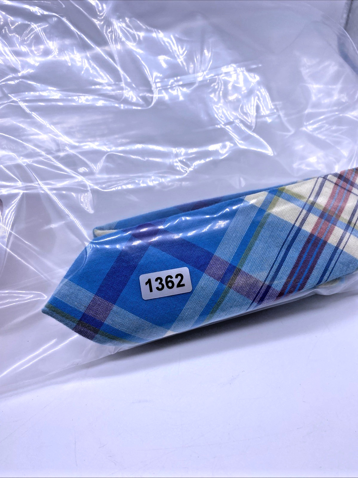 Crewcuts Tie J Crew Kids Boys Necktie Blue Plaid Tartan Check Preppy 42" Long