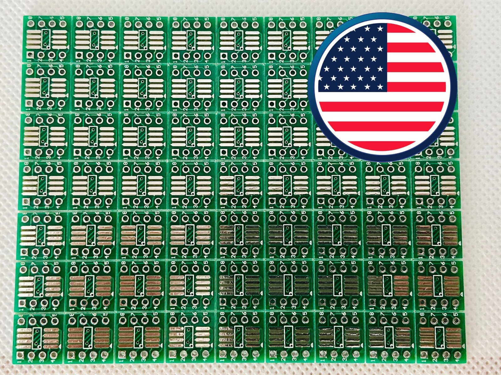 20-63 pcs SOP8 SO8 SOIC8 TSSOP8 MSOP8 to DIP8 Adapter PCB Converter Board Qnt