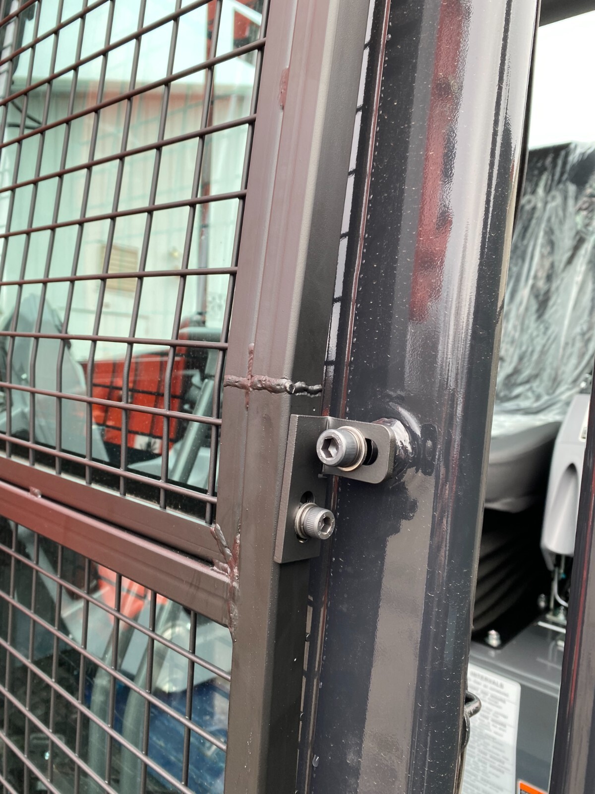 Ahearn Kubota Excavator Debris Screen with hardware. KX057-4, U55-5, KX040-4 +