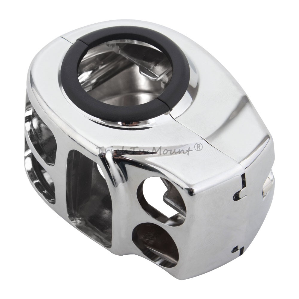 Chrome Switch Housing Kit For Harley Street Electra Glide Road King CVO 2014-22