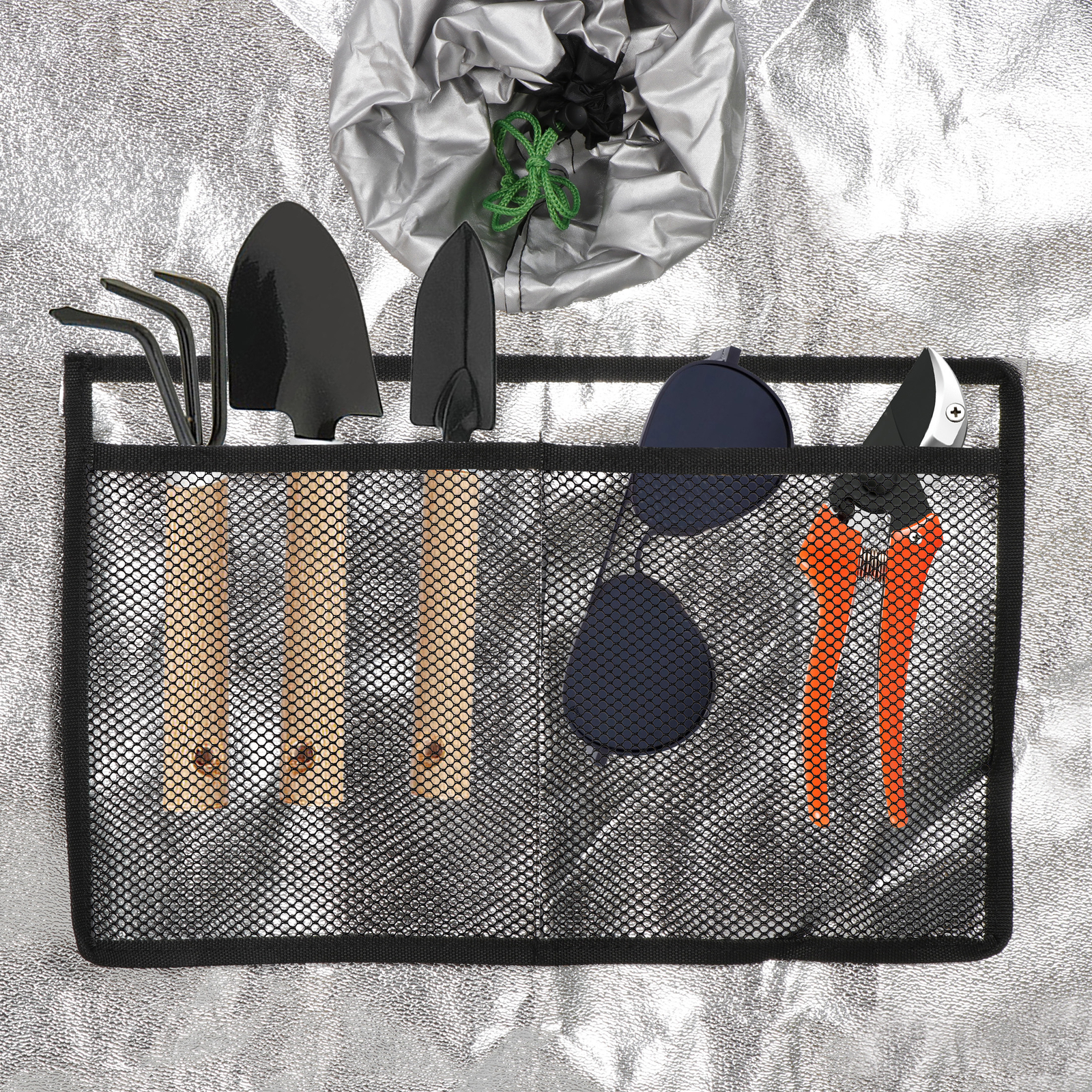 24""x48""x60" Indoor Hydroponic Grow Tent with Observation Window and Floor Tray