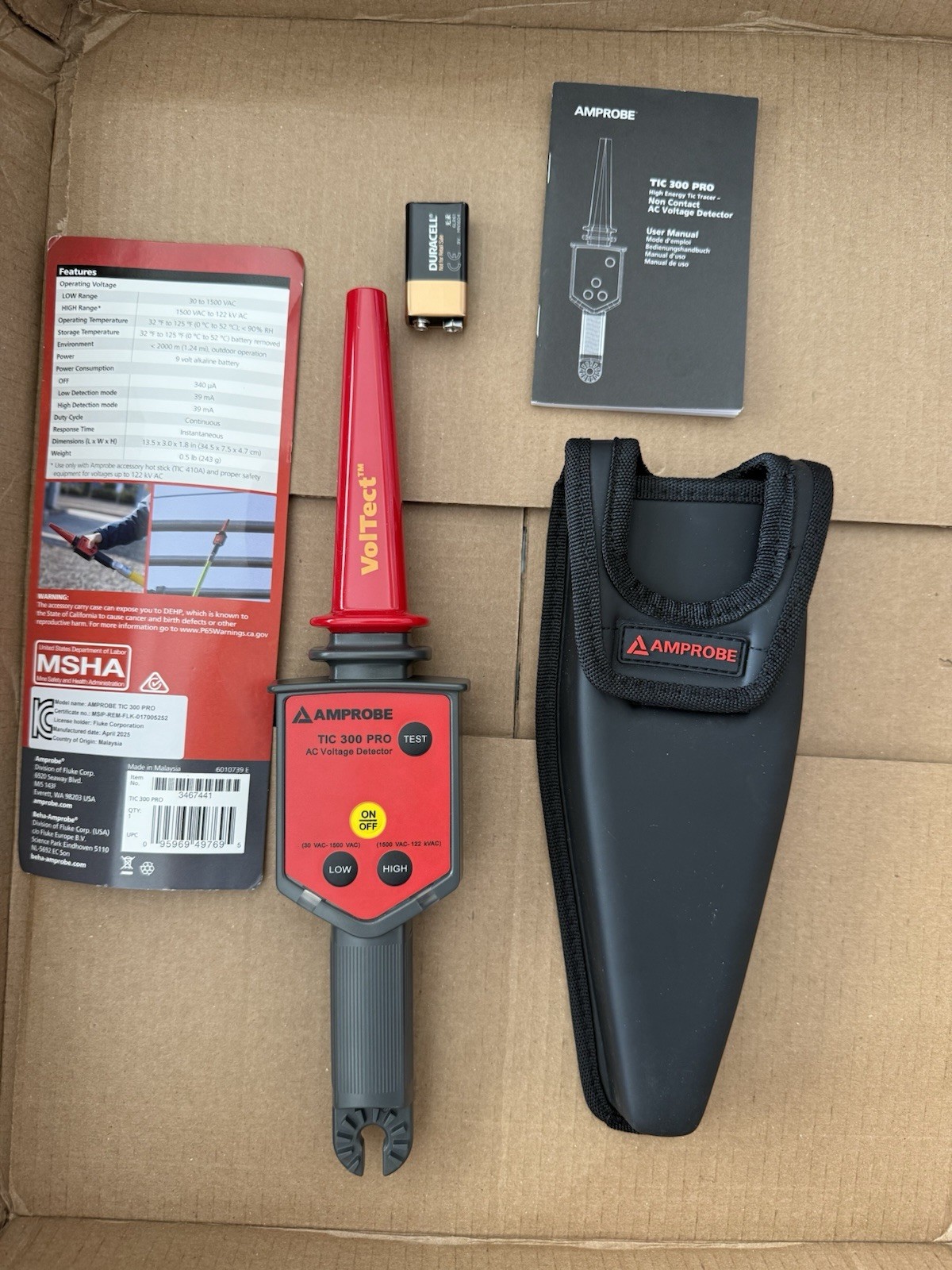 Amprobe TIC 300 PRO High Voltage Detector