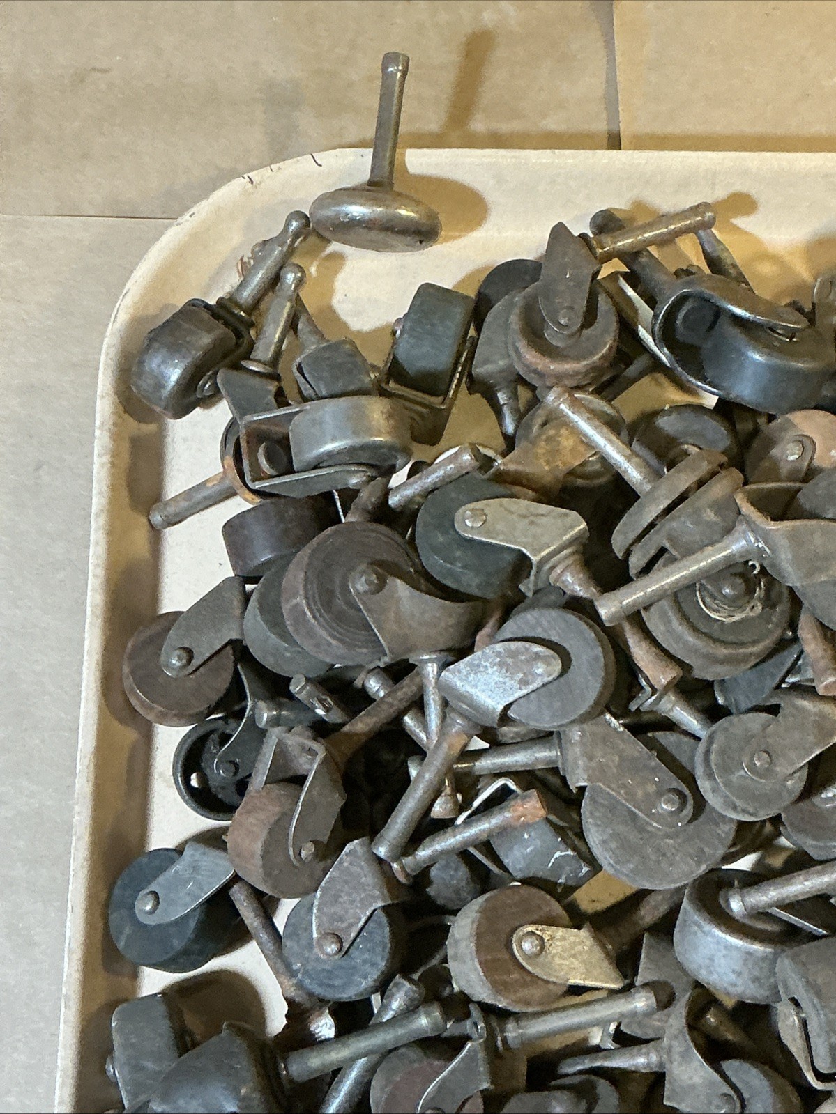 Group Of 130+ Wood/Metal Furniture Casters As Is INV-JDJ79