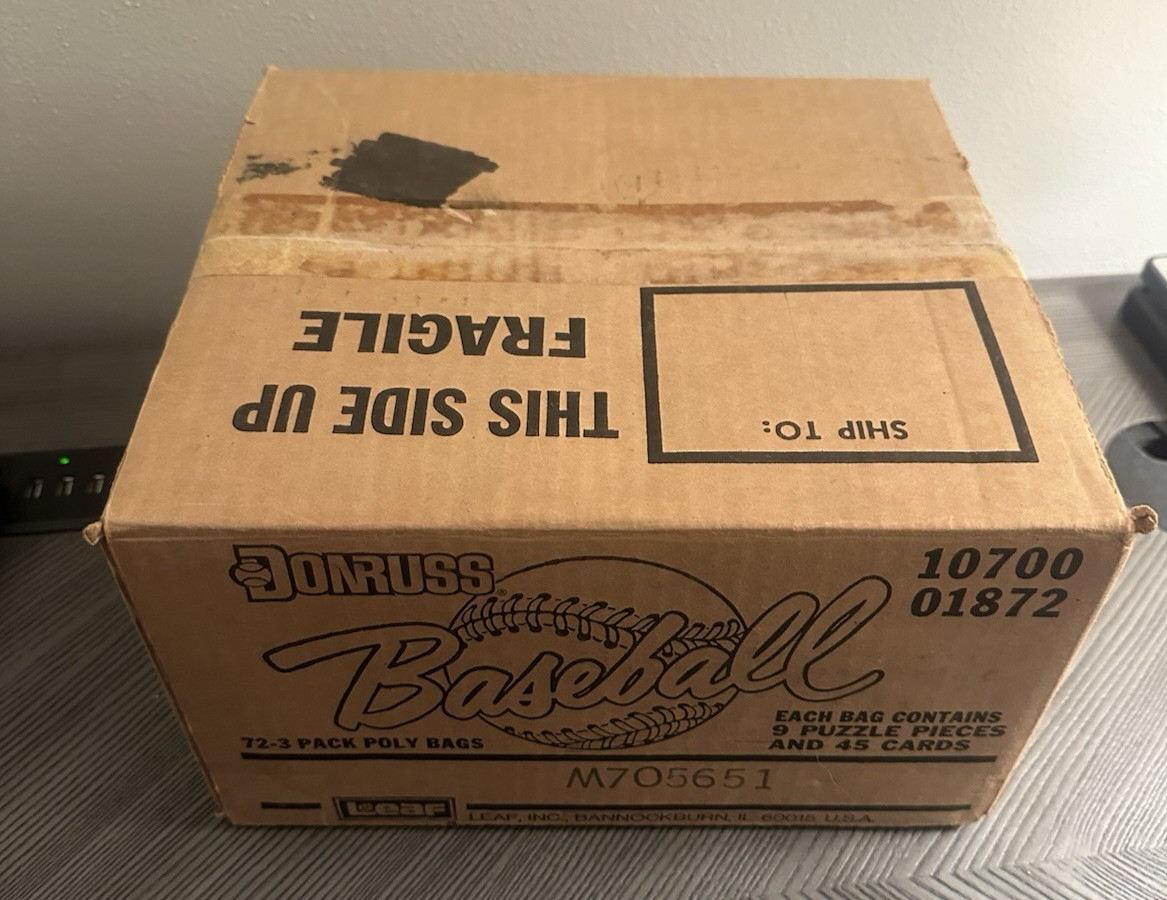 1987 Donruss Baseball Rack Packs - From an Unopened Case