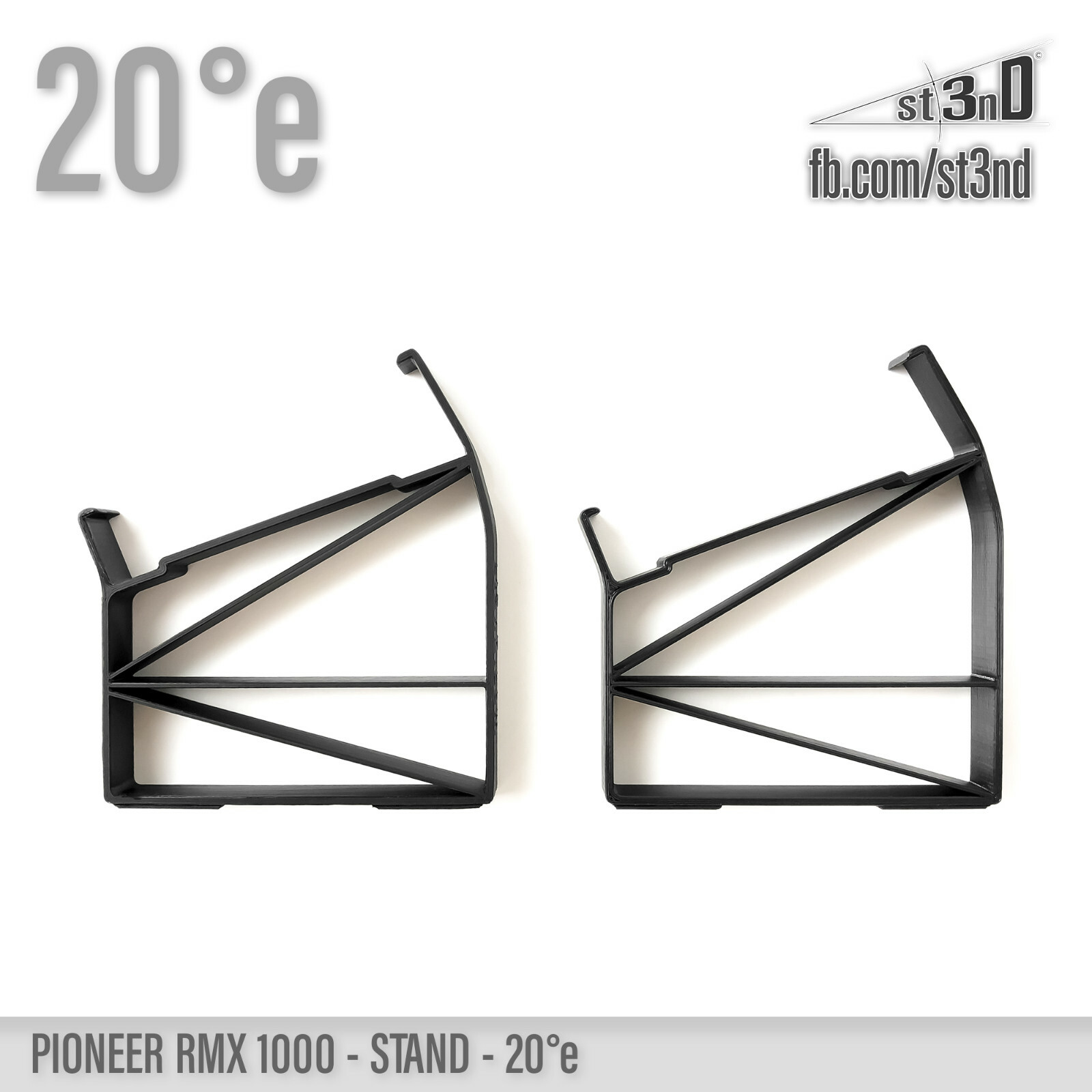 STAND for PIONEER RMX-1000 20° elevated - 3D printed - 100% Buyer Satisfaction