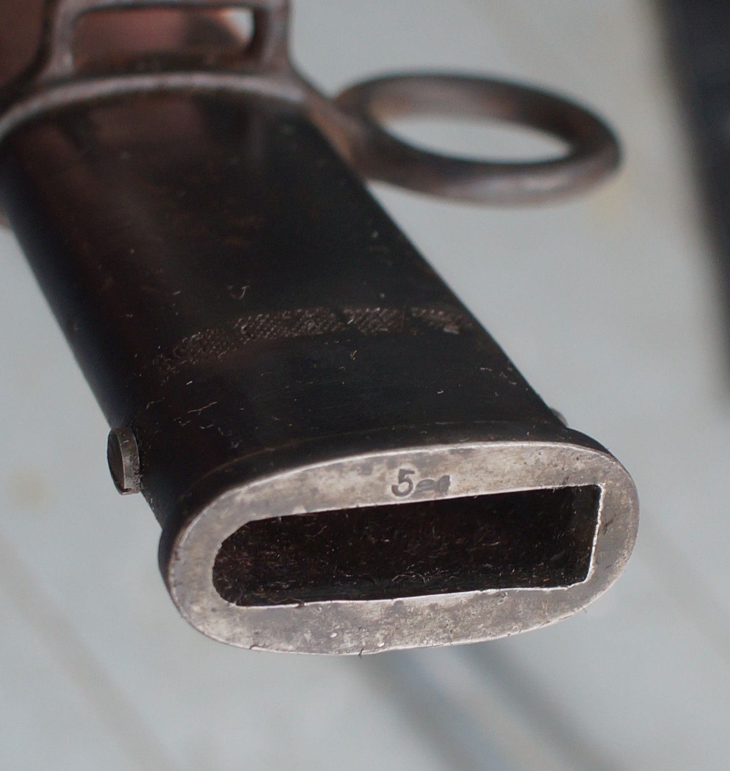 Imperial German Model 1873-1896 Artillery Saber w/ Scabbard Unit Marks FW HOLLER