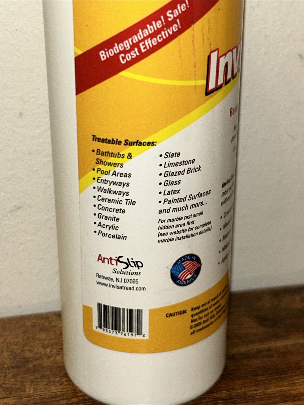 InvisaTread Slip-Resistant Surface Treatment - Set of 3 (75% Full)