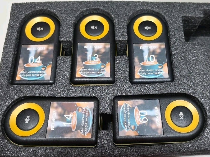 RETEKESS TD169 20 Replacement Pagers ONLY Calling System Not Included Pager