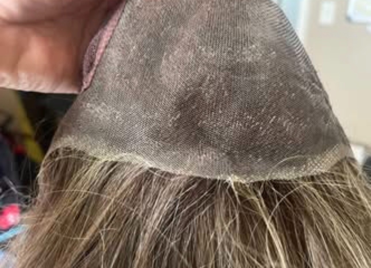 Long Brown (with Blond Highlights) Luxury Heat Friendly Wig