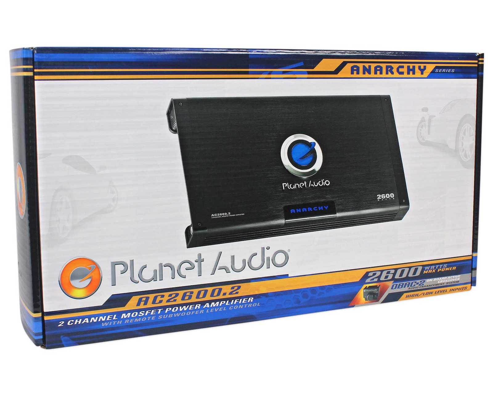 New Planet Audio Anarchy AC2600.2 2600 Watt 2 Channel Car Amplifier Amp + Remote