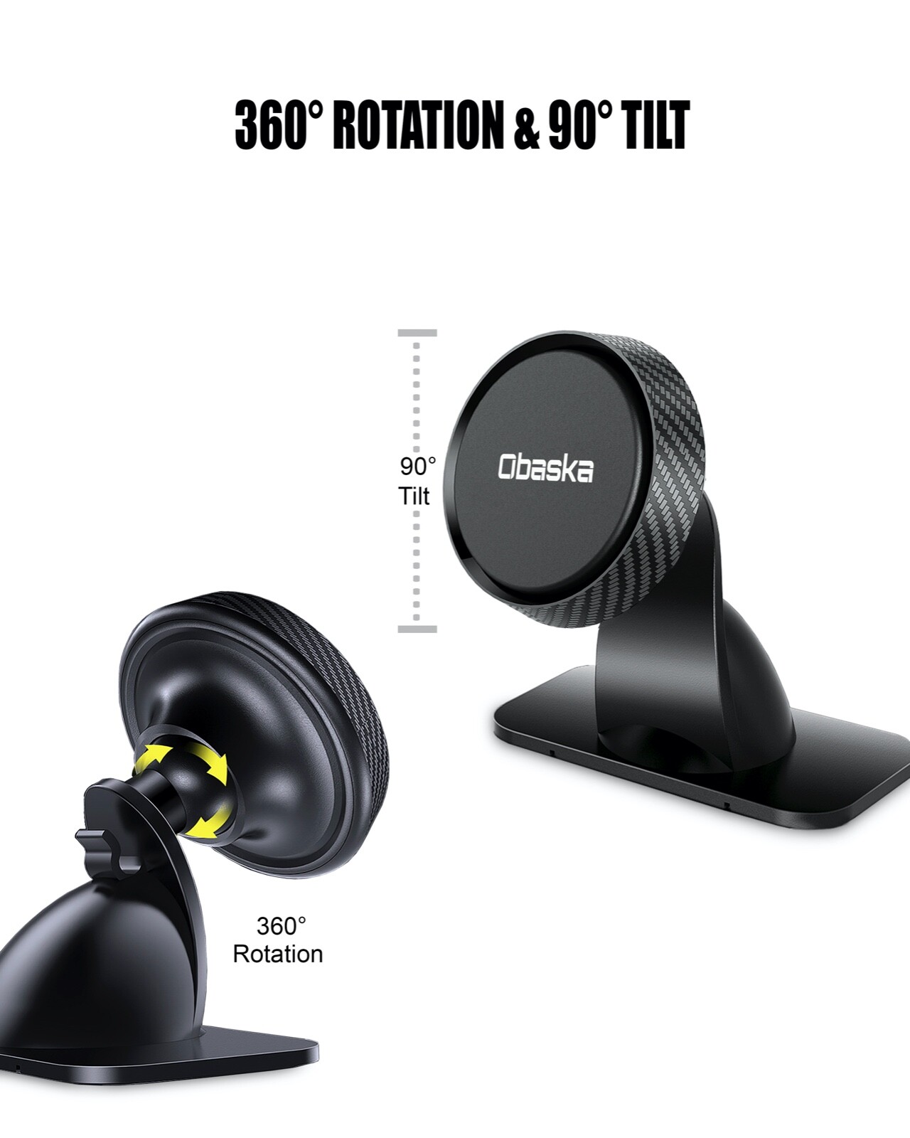 Magnetic Phone Holder for Car, Dashboard Car Phone Holder Mount