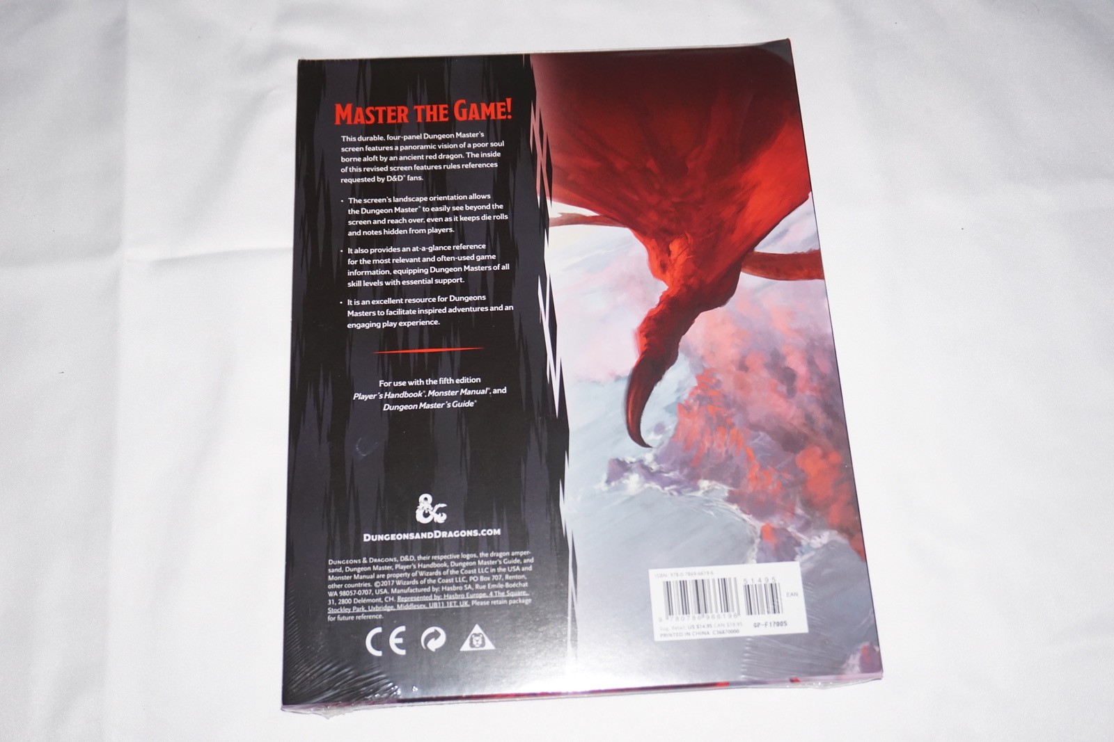 Dungeon Master's Screen Reincarnated Dungeons & Dragons D&D NEW