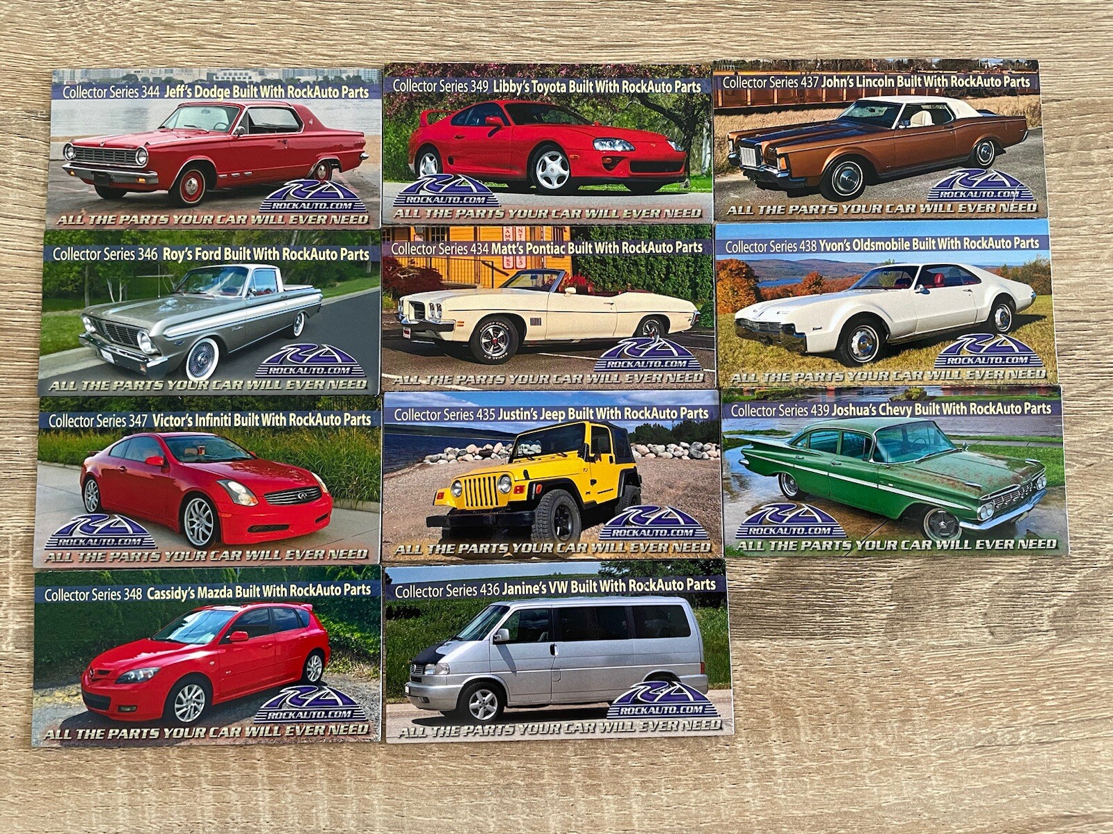 Aimant Rock Auto magnet collector series U-Pick List