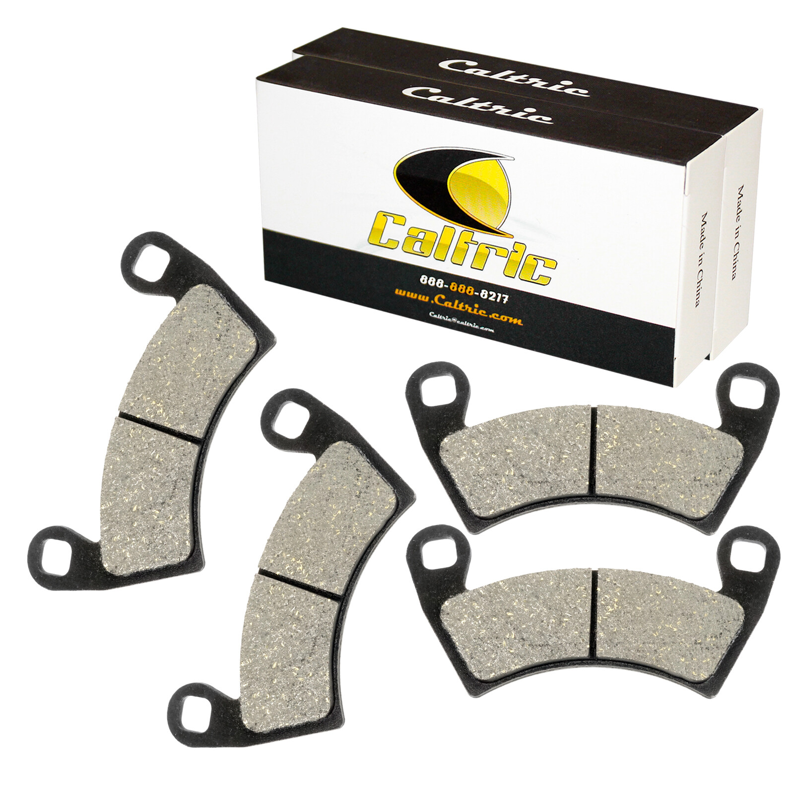 Caltric Front or Rear Brake Pads for Polaris 2203747 2205949