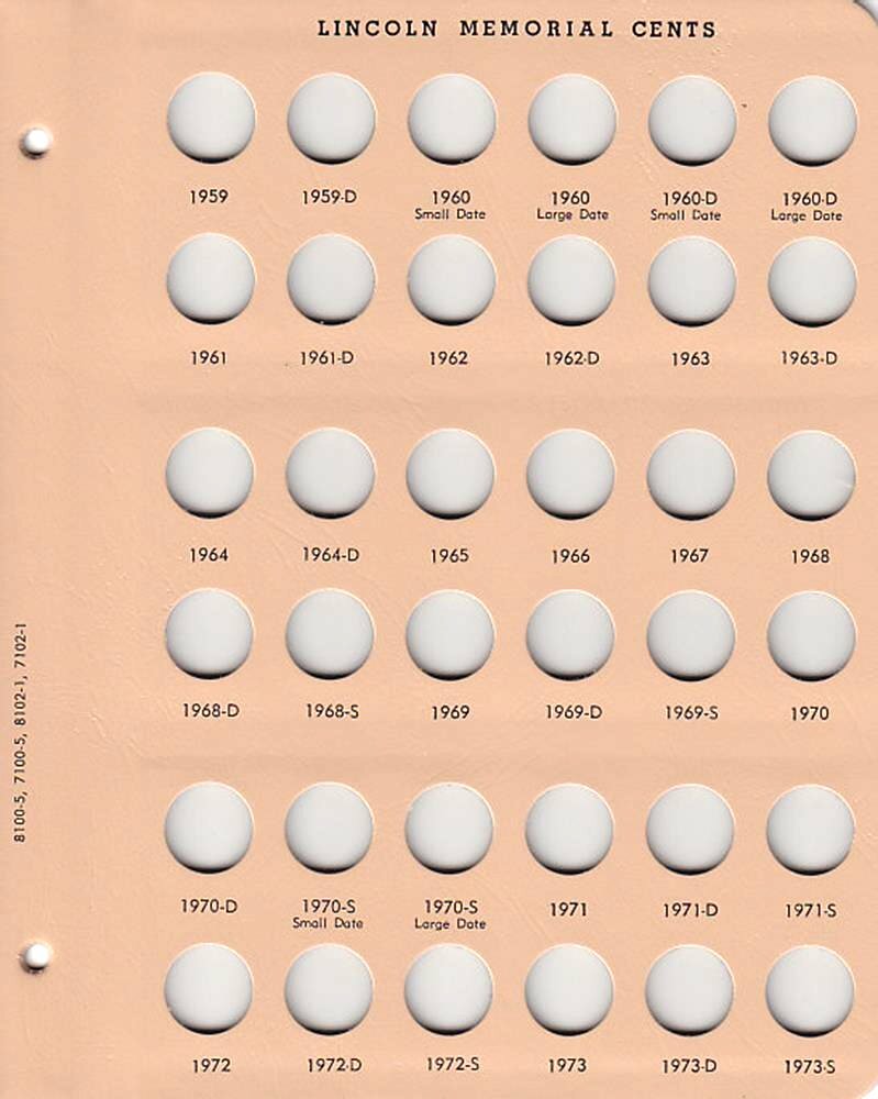 Dansco Album 8100 Lincoln Cent 1909-2009 including Proofs-Only Book Penny