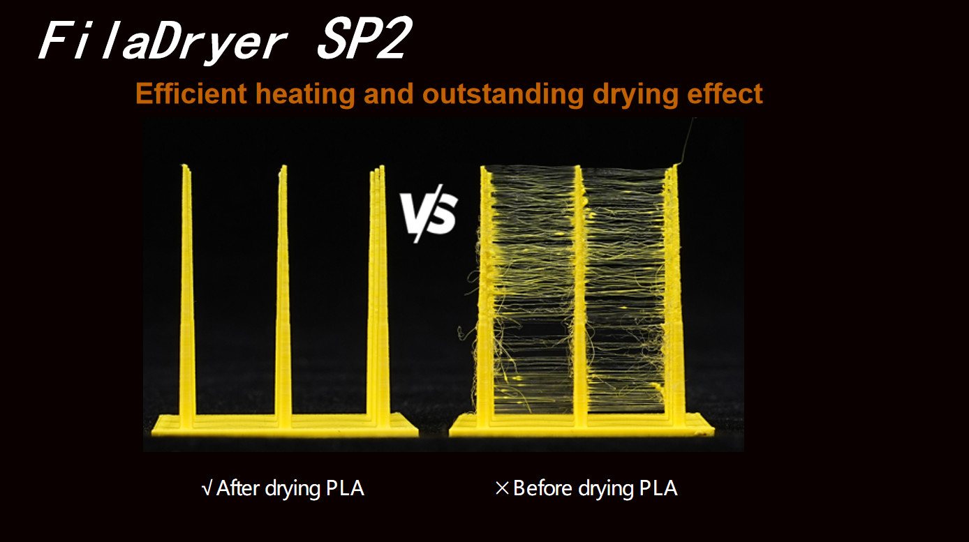 SUNLU FilaDryer SP2 Separation Design，Fast Heating，Strong Safety，Black