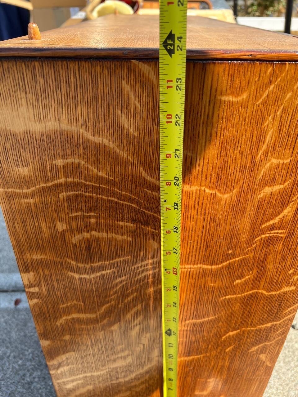 Antique Oak Sectional Danner Company Bookcase One Section Only