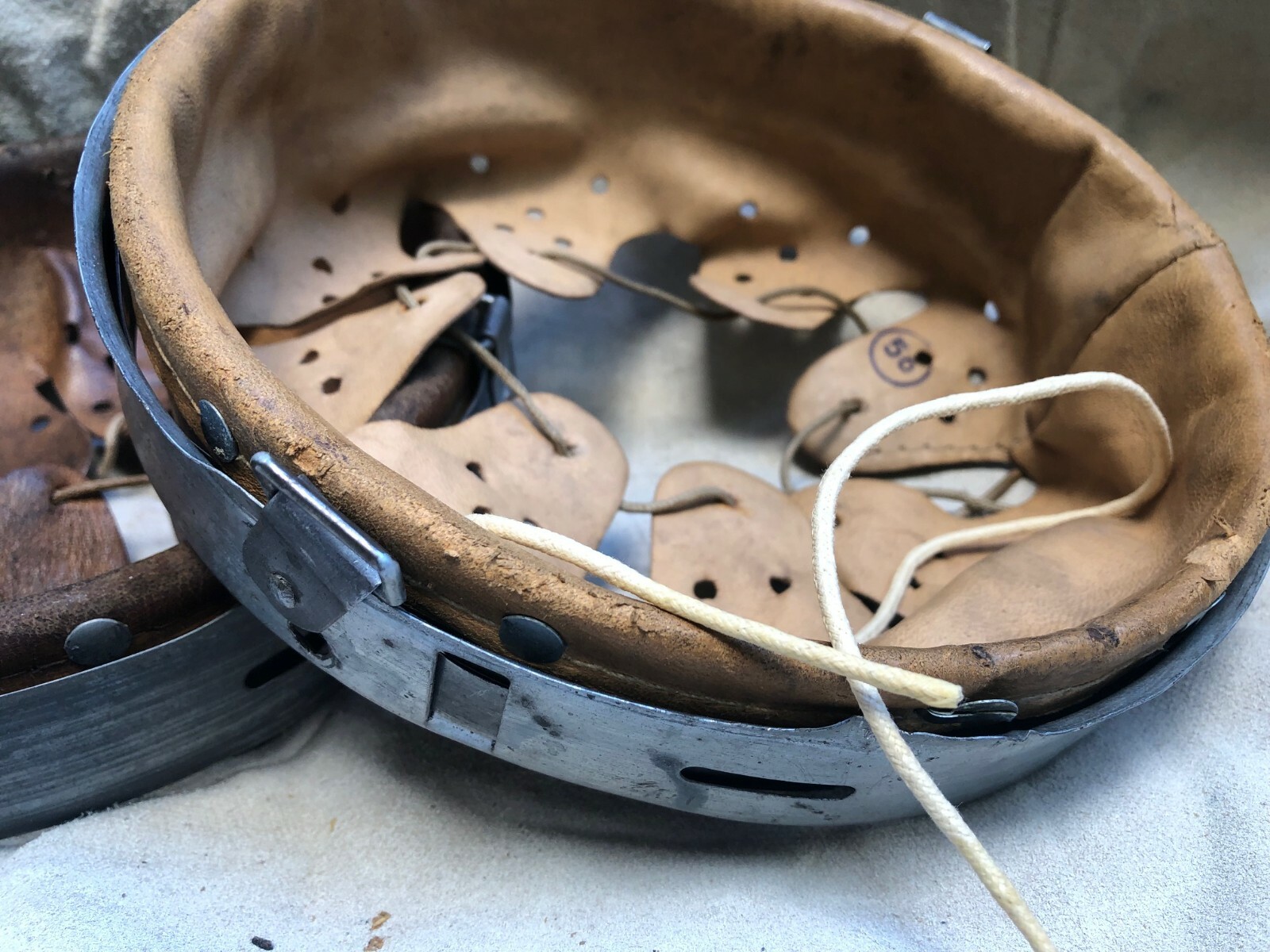 WW2 German Helmet liner drawstring BEST reproduction