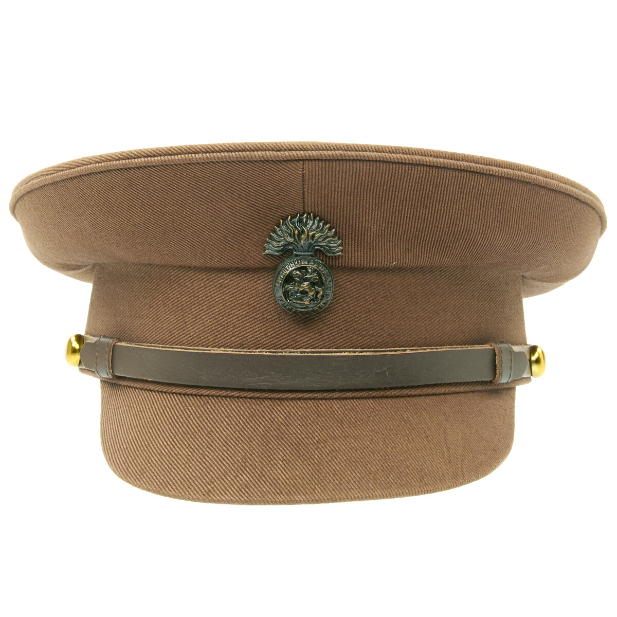 British WWI Officer Service Dress Peaked Cap- Size US 7 3/4 (62cm)