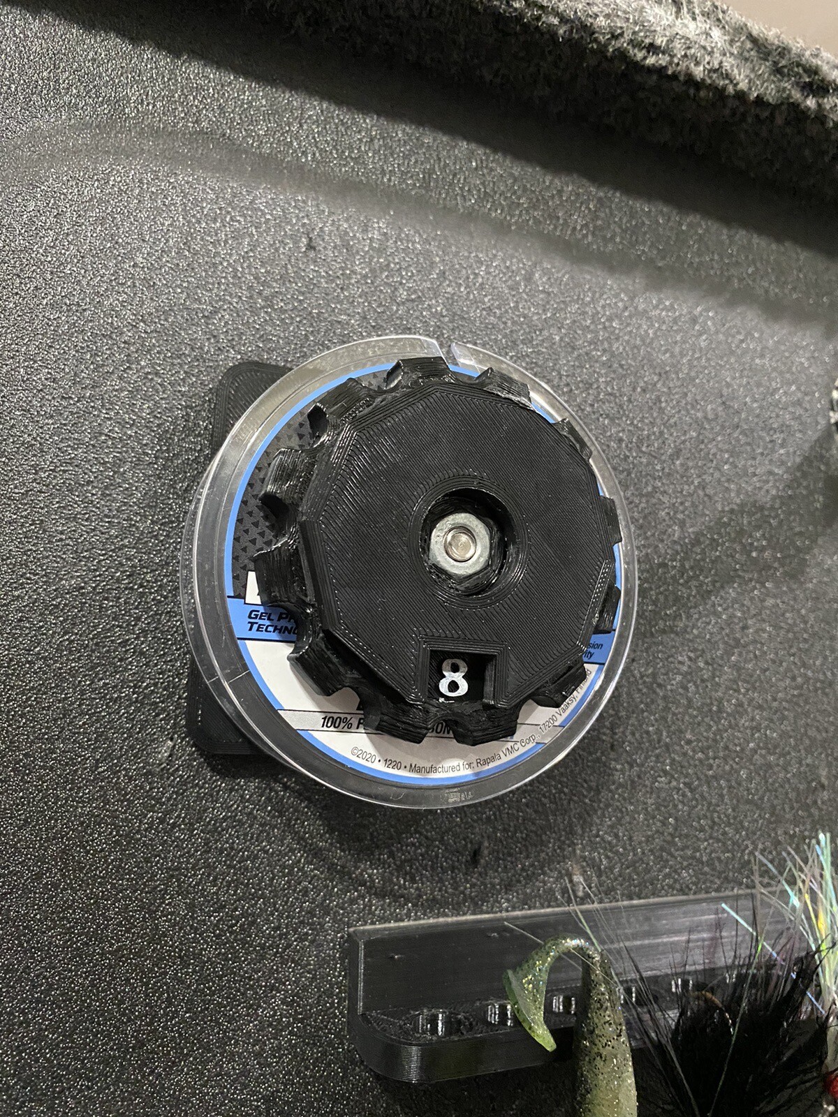 Leader Line Mount / Holder For Fishing - Spool Tender / Tournament Organizer