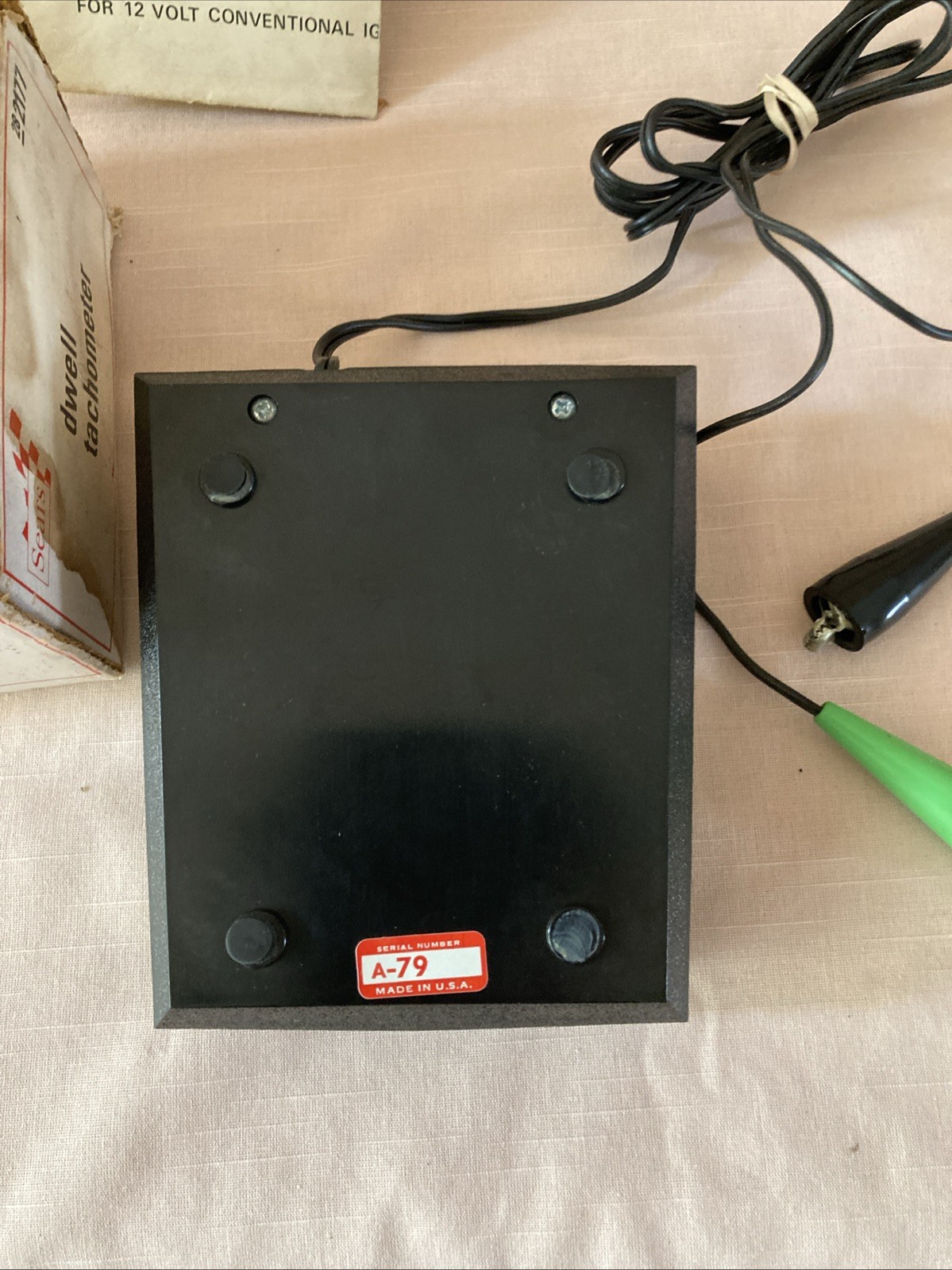 Sears Dwell Tachometer 161.2177 Diagnostic Tool 28-2177 USA W/Box & Man-Untested