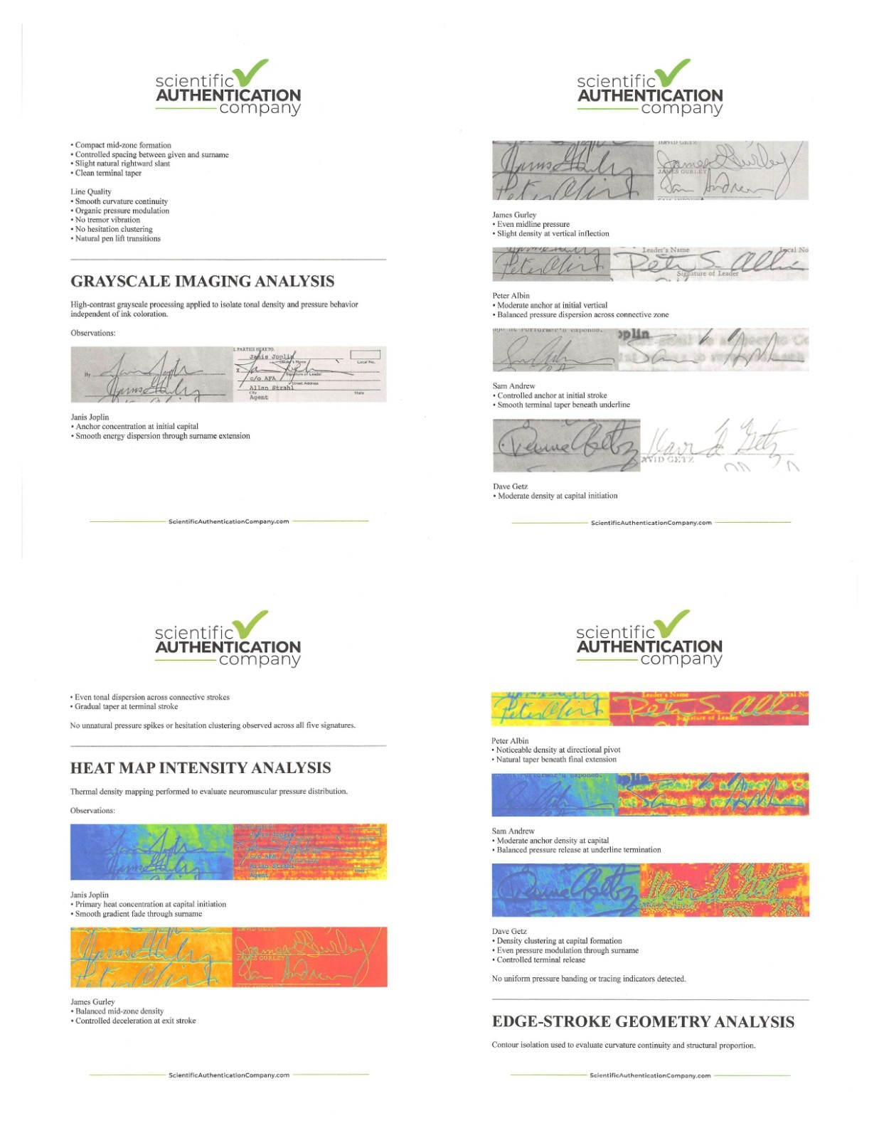 Janis Joplin Signed Contract Andrew Gurley Getz Albin - Big Brother & Holding Co