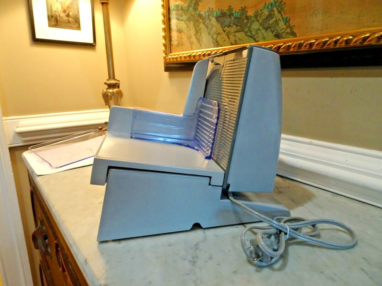 Bravetti Food/Meat Slicer Model BKS600 Meat Slicer Electric w Instruction Manual