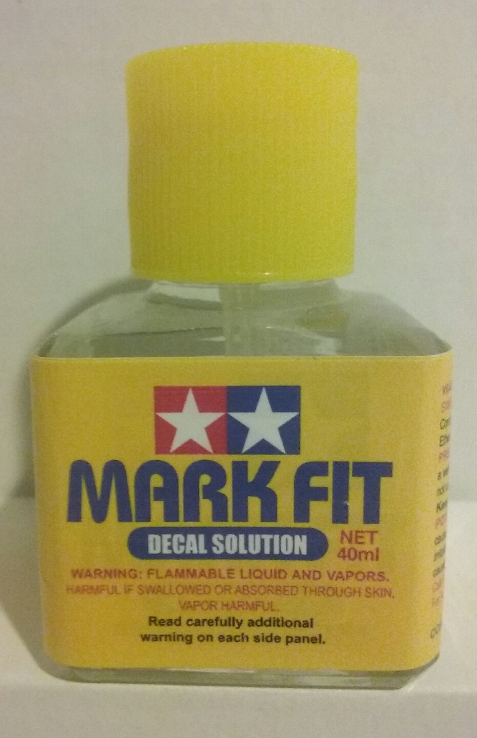 Tamiya 87102, Mark Fit decal solution