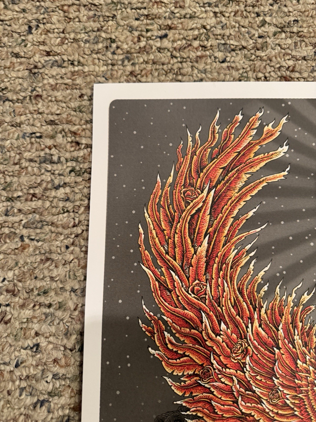 Dead And Company 2021 Summer Tour Poster Red And Black Variant S & N 19/25 M/NM