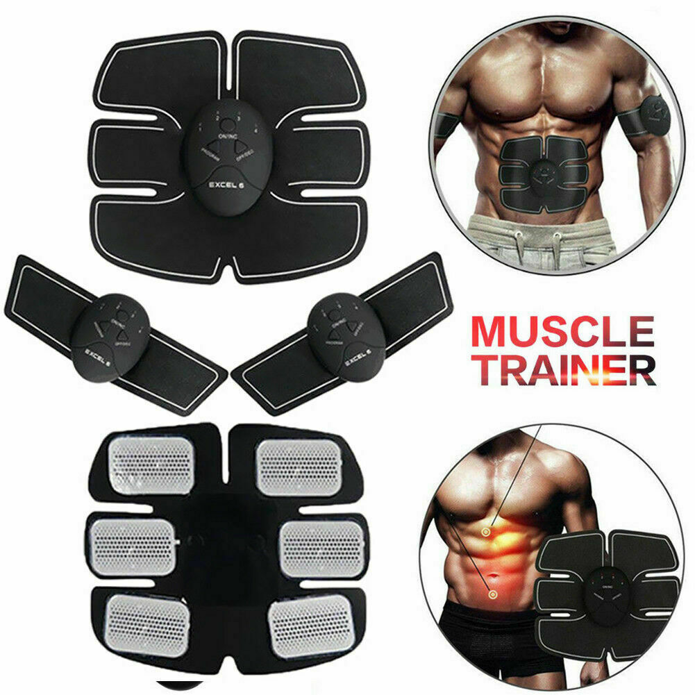 Ultimate EMS AB & Arms Muscle Simulator ABS Training Home Abdominal Trainer Set