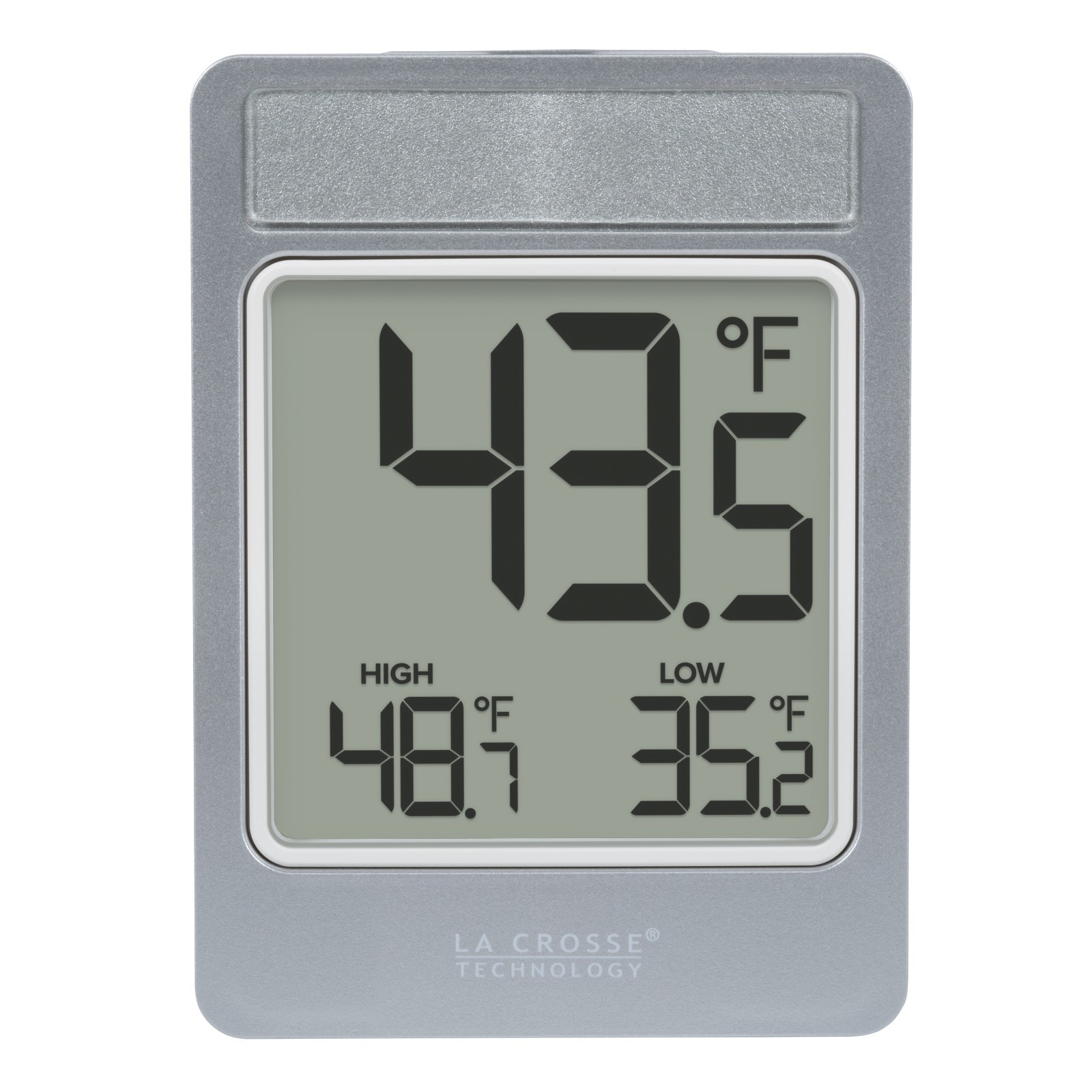 314-519 La Crosse Technology Digital Window Thermometer with Daily Records