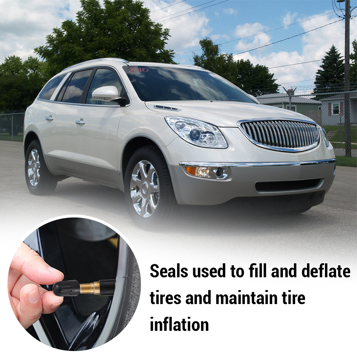 1~200PCS Tire Pressure Sensor Valve Stem Service Kit For 17-20008 20018 15263240