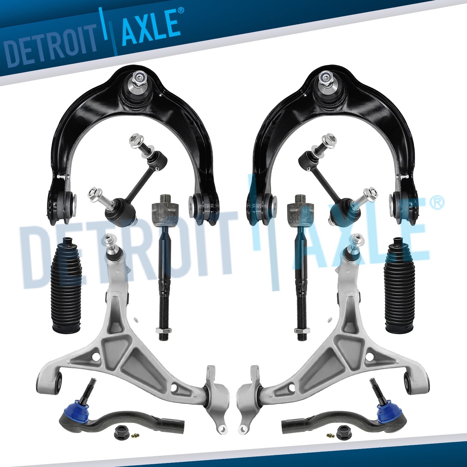 Front Control Arms Sway Bars Tie Rods Boot for Dodge Durango Jeep Grand Cherokee