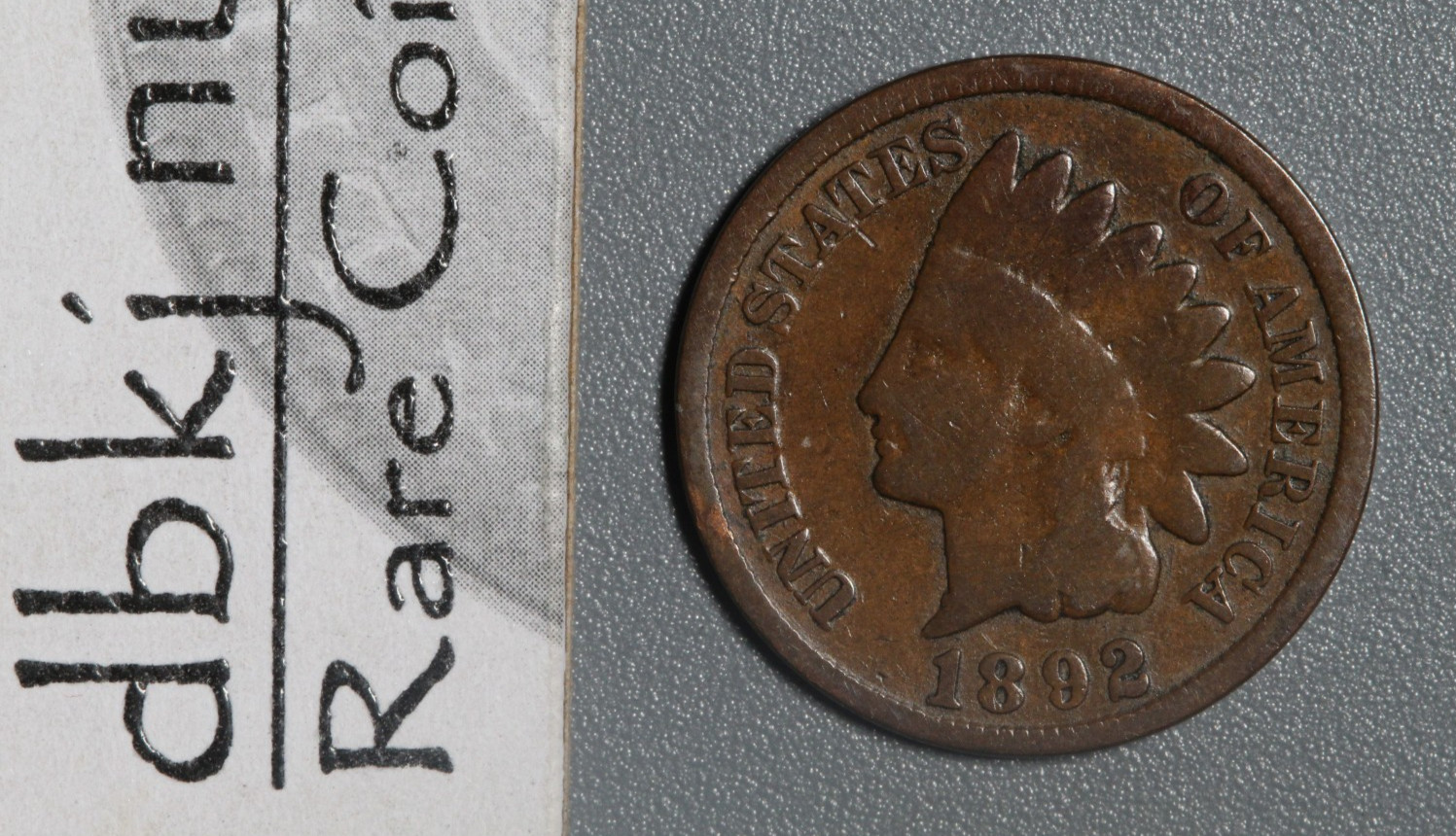 1892 Indian Head 1¢ Cent Penny - G - Good