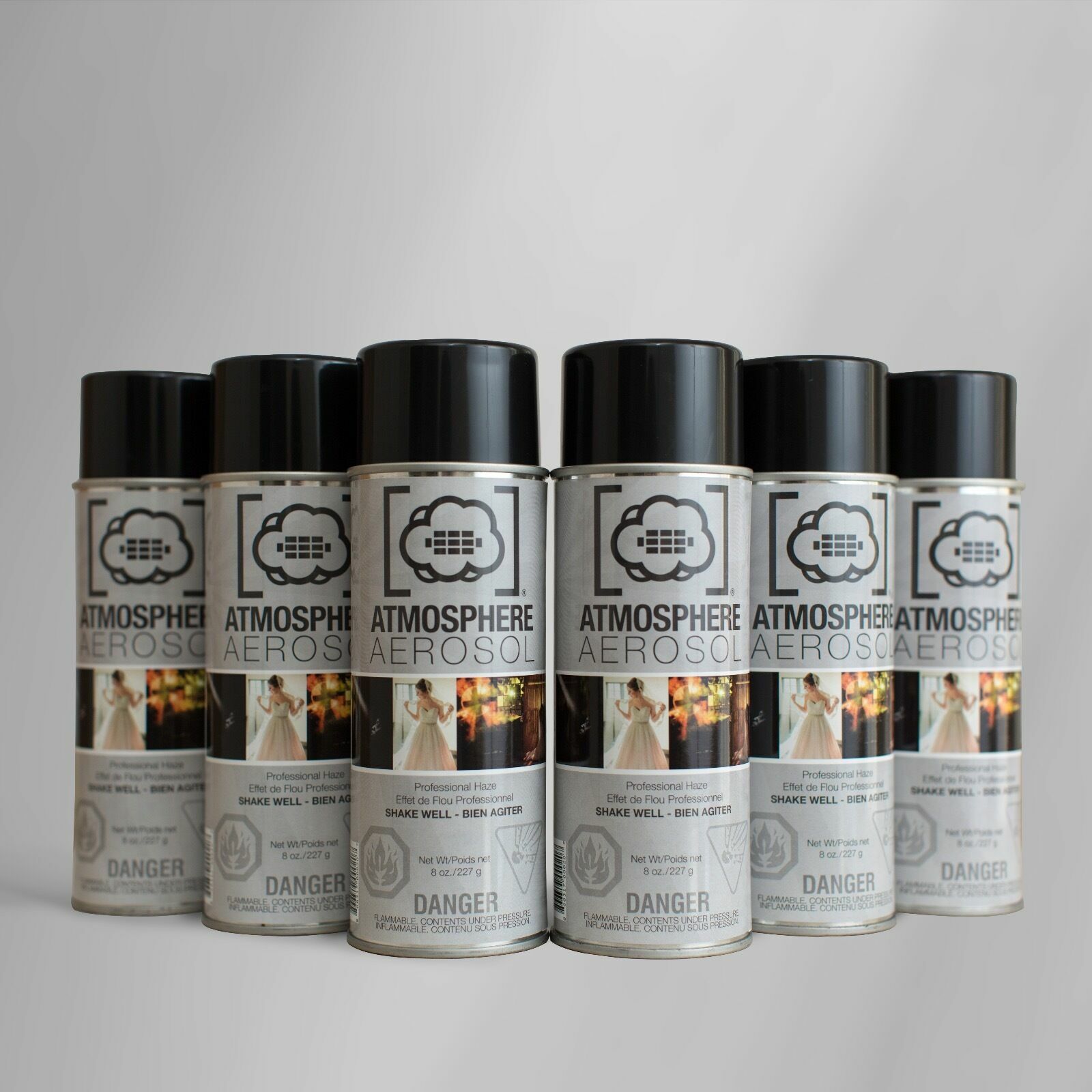 Atmosphere Aerosol 6 Pack -  8oz Haze/Fog Spray for Photographers