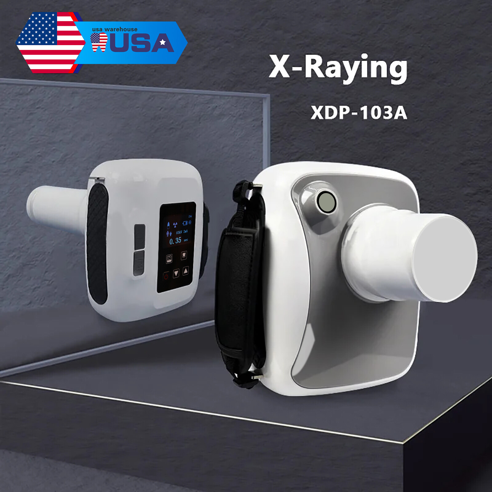 X-Ray Machine Unit + Dental Digital Imaging System RVG XRay Sensor Size 1.5