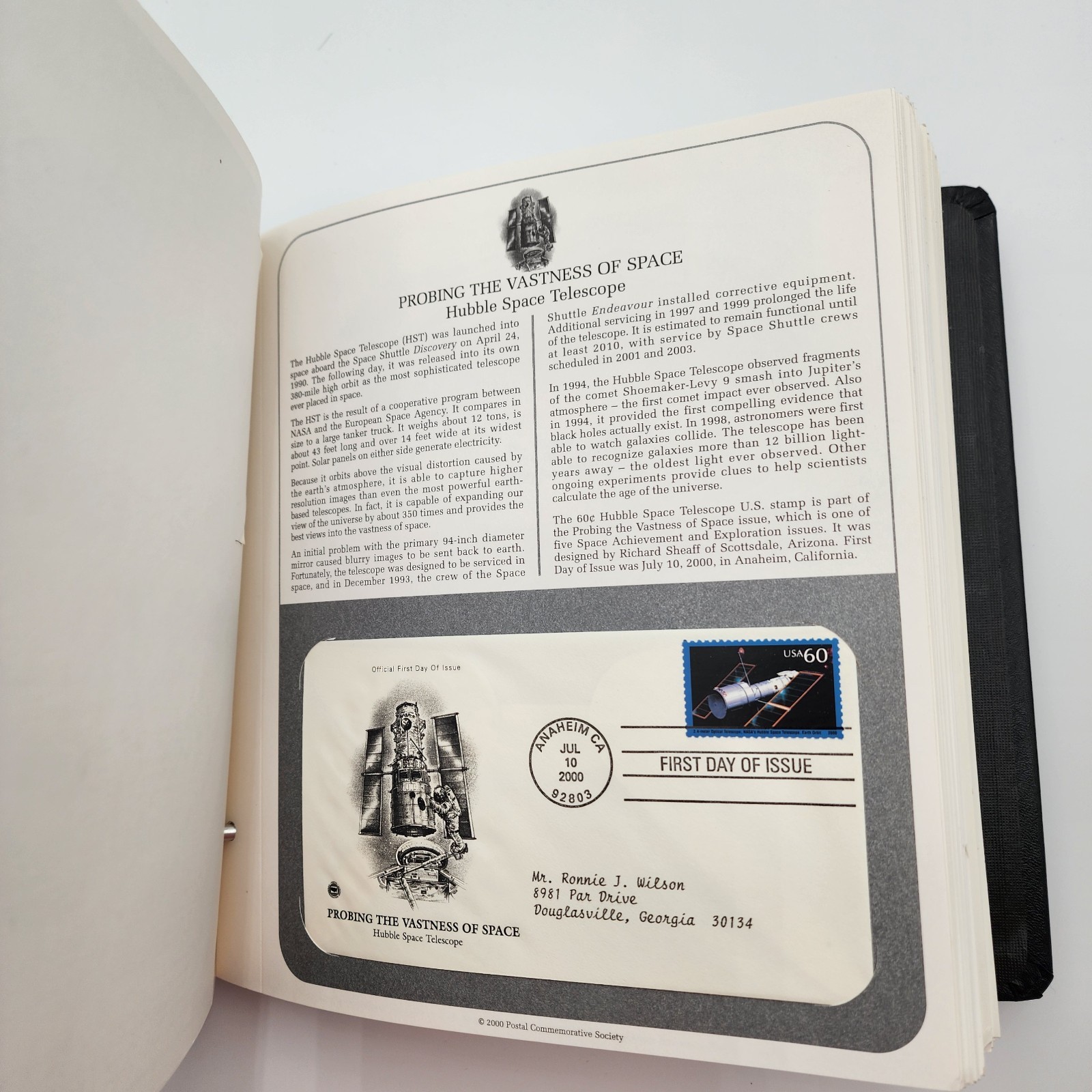 Postal Commemorative Society Complete 204 First Day Covers Binder 1999-2004 USA