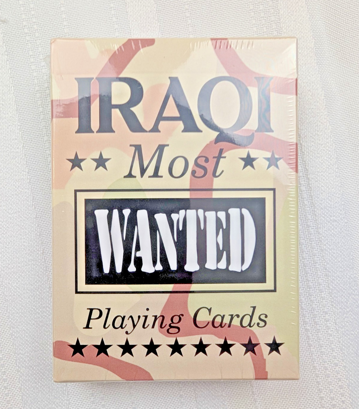 2003 Iraqi Most Wanted Playing Cards Military Iraq. Sealed! New! High Quality!