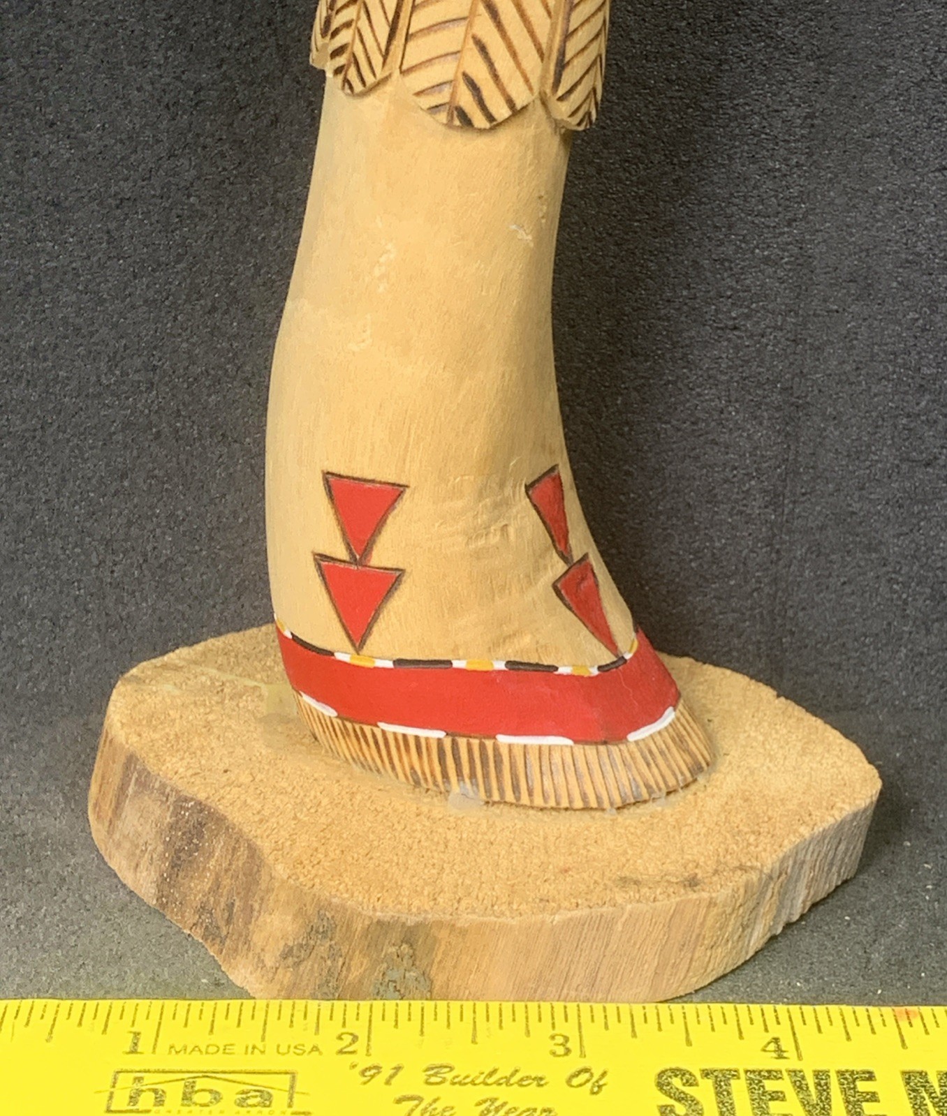 Shalako Kachina (Hopi) By Calvin Tsosie, 12 1/4 Inches Tall! Beautiful! Feathers