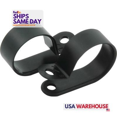 Allstar ALL18317, Set of 10 Black Nylon Nylon Line Clamps 1In 10Pk Performance